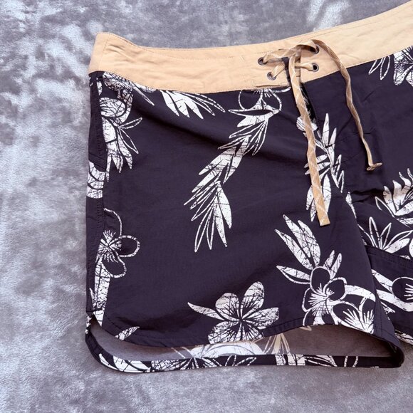patagonia net plus board shorts womens size 12 tropical flat front swimwear - Picture 12 of 12